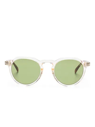 Eyewear By David Beckham Pantos-frame Sunglasses In White