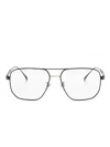 Eyewear By David Beckham Pilot-frame Glasses In Black