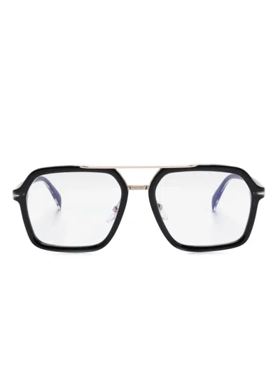 Eyewear By David Beckham Pilot-frame Glasses In Schwarz