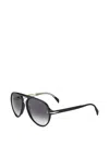 Eyewear By David Beckham 파일럿 프레임 선글라스 In Black