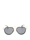 Eyewear By David Beckham Pilot-frame Sunglasses In Gold
