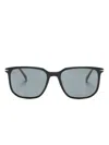 Eyewear By David Beckham Polarised Square-frame Sunglasses In Black