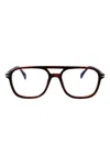 Eyewear By David Beckham Rectangle-frame Glasses In Brown