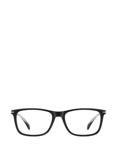 Eyewear By David Beckham Rectangle Frame Glasses In Black