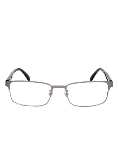 Eyewear By David Beckham Rectangle-frame Glasses In Metallic