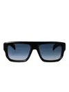 Eyewear By David Beckham Rectangle-frame Sunglasses In Black