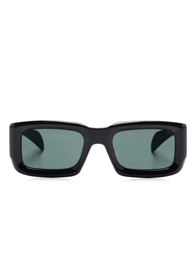 Eyewear By David Beckham Rectangle-frame Sunglasses In Black