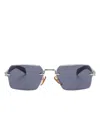 Eyewear By David Beckham Rectangle-frame Sunglasses In Black