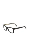 Eyewear By David Beckham 직사각 프레임 안경 In Black