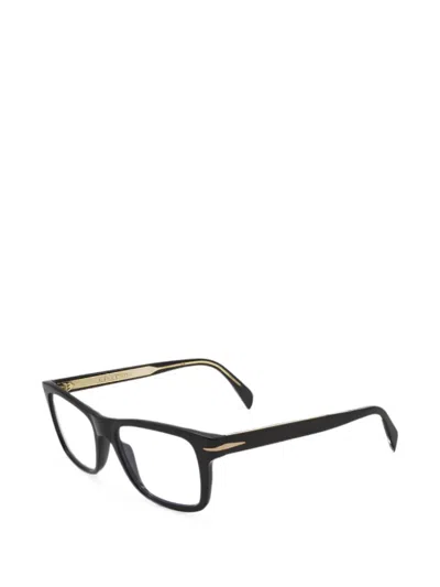 Eyewear By David Beckham 직사각 프레임 안경 In Black