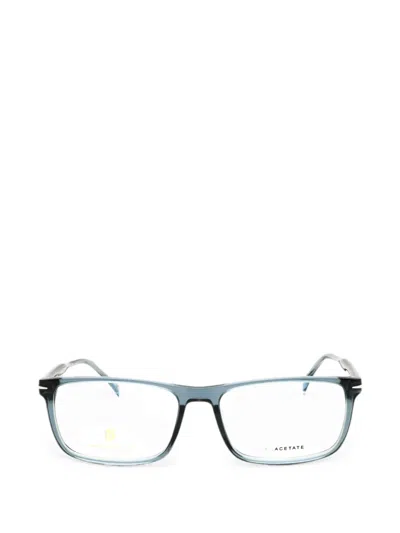 Eyewear By David Beckham Rectangle-frame Glasses In Animal Print