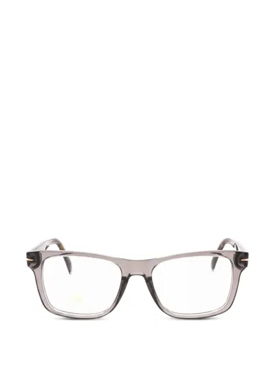 Eyewear By David Beckham Rectangle-frame Glasses In Grey