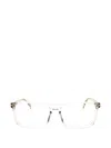 Eyewear By David Beckham Rectangle-frame Glasses In White
