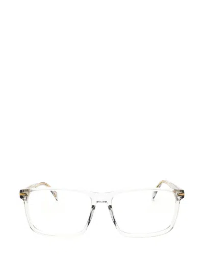 Eyewear By David Beckham Rectangle-frame Glasses In Neutrals