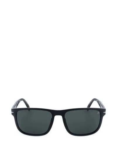 Eyewear By David Beckham Rectangle-frame Sunglasses In Schwarz