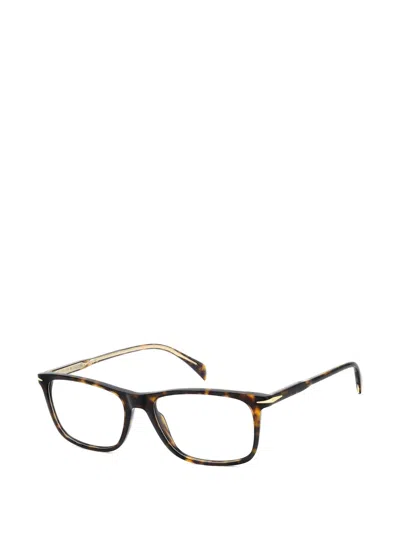 Eyewear By David Beckham Rectangular-frame Glasses In Multi