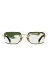 Eyewear By David Beckham Rimless Sunglasses In Brown