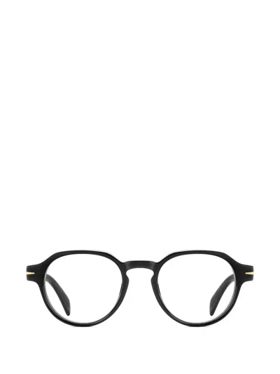 Eyewear By David Beckham Round-frame Glasses In Black