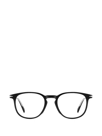 Eyewear By David Beckham Round-frame Glasses In Black
