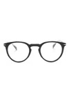 Eyewear By David Beckham Round-frame Glasses In Black