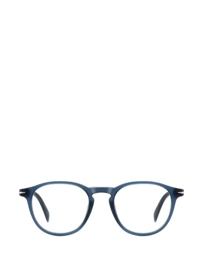 Eyewear By David Beckham Round-frame Glasses In Blue
