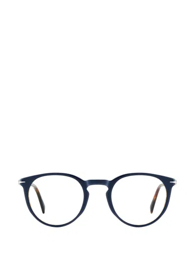 Eyewear By David Beckham Round-frame Glasses In Blue