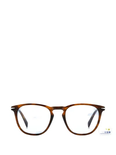 Eyewear By David Beckham Round-frame Glasses In Brown
