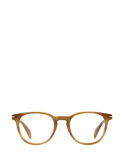Eyewear By David Beckham Round-frame Glasses In Brown