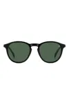 Eyewear By David Beckham Round Frame Glasses In Green