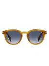 Eyewear By David Beckham Round-frame Sunglasses In Brown