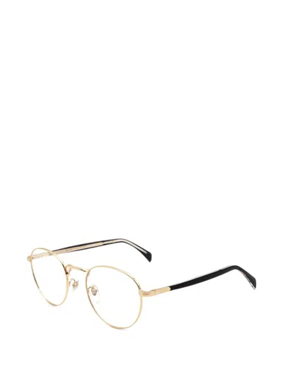 Eyewear By David Beckham 라운드 프레임 안경 In Neutral