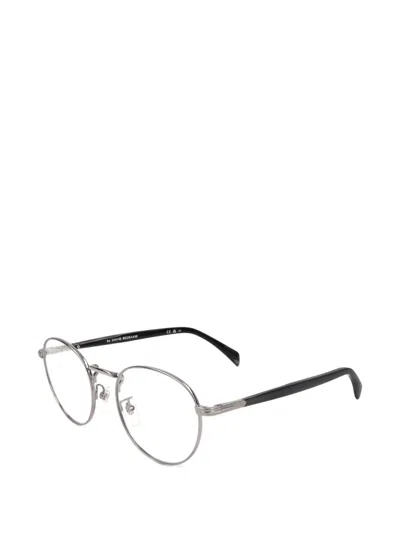 Eyewear By David Beckham 라운드 프레임 안경 In Neutral