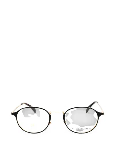 Eyewear By David Beckham Round-frame Glasses In Black