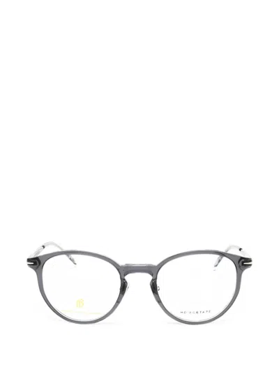 Eyewear By David Beckham Round-frame Glasses In Gray