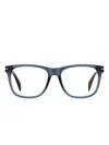 Eyewear By David Beckham Square-frame Glasses In Blue