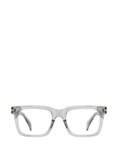 Eyewear By David Beckham Square-frame Glasses In Gray
