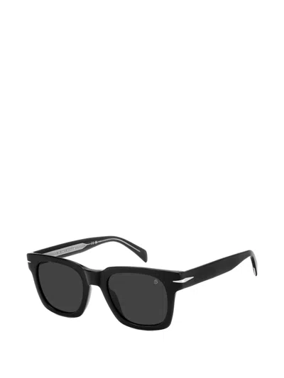 Eyewear By David Beckham Square-frame Sunglasses In Black