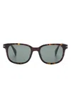 Eyewear By David Beckham Square-frame Sunglasses In Brown