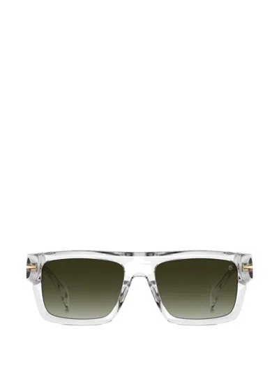 Eyewear By David Beckham Square-frame Sunglasses In Transparent