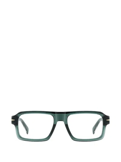 Eyewear By David Beckham Square-frames Glasses In Green