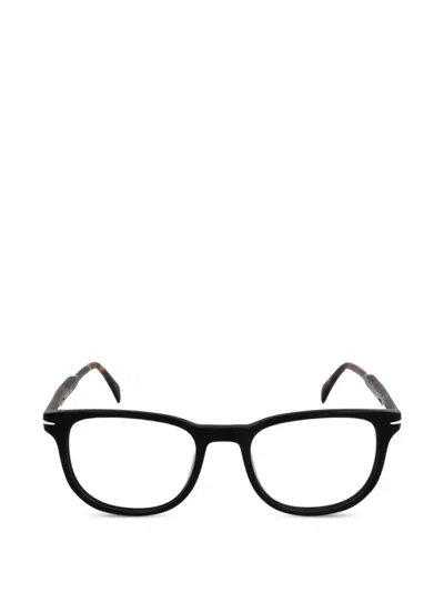 Eyewear By David Beckham 스퀘어 프레임 안경 In Black