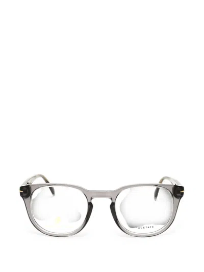 Eyewear By David Beckham 스퀘어 프레임 안경 In Gray