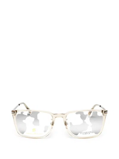 Eyewear By David Beckham Square-frame Glasses In Red