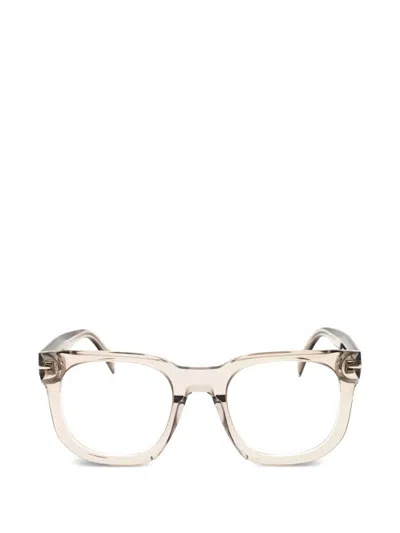 Eyewear By David Beckham Square-frame Glasses In Red