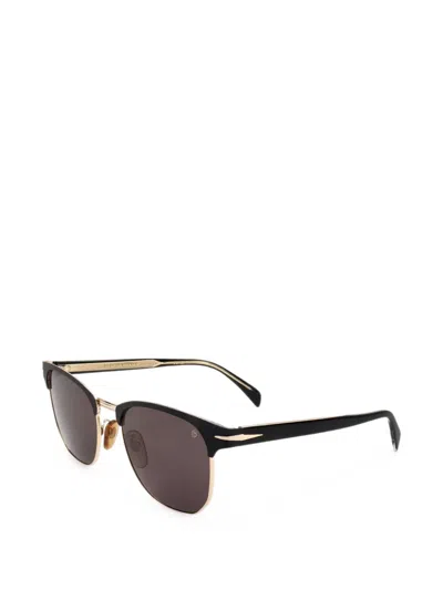 Eyewear By David Beckham Square-frame Sunglasses In Black
