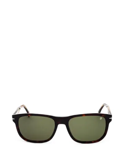 Eyewear By David Beckham Square-frame Sunglasses In Brown