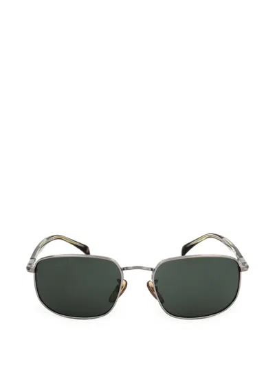 Eyewear By David Beckham Square-frame Sunglasses In Silver