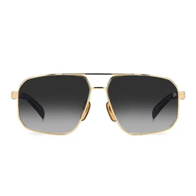 Eyewear By David Beckham Sunglasses In Gold