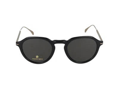 Eyewear By David Beckham Sunglasses In Black Gold