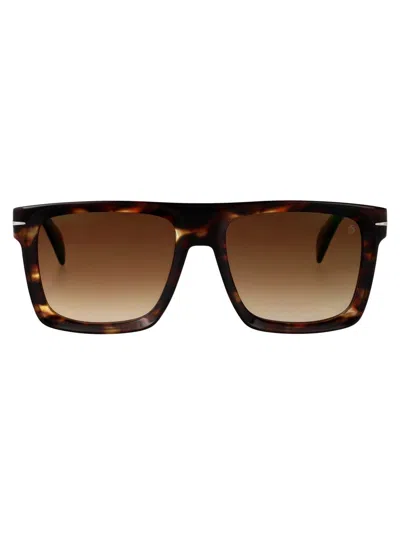 Eyewear By David Beckham Sunglasses In Brown